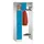 personeelsgarderobe draaigr. 1950x750x500mm 1x5 vakken 300mm RAL5012