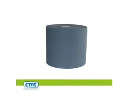 Poetsrol Industrie Recycled 2-laags 380m Blauw 2 Rol