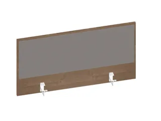 baliepaneel,v. bureau,aanbouw achter,B 1000mm,NT-cherry,BN8078-grijs - 1