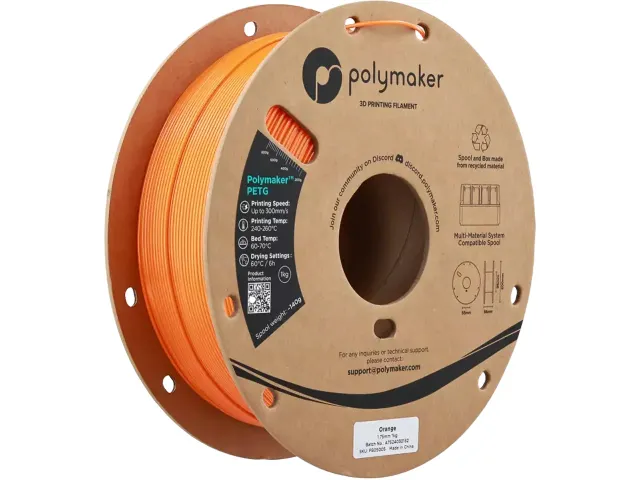 PETG 1,75mm ORANGE 1kg