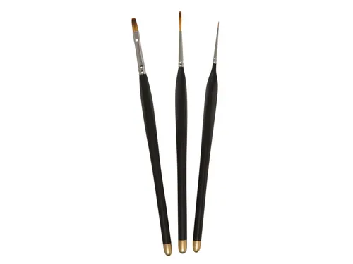 Penselenset Zahn modelbouw 3-delig