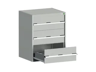 ladekast HxBxD 1000x800x650mm 3laden zware lasten RAL7035 - 2