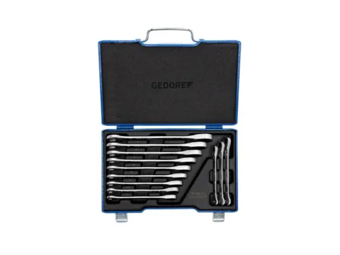 GEDORE 7 R-012 Set steeksleutels met ringratel 12stuks 8-19mm