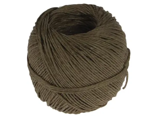 Vlaskoord touw uit 2 draden, bol van 100 g, +/- 90 m