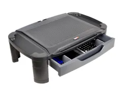 Monitorverhoger Tablet Houder 3 Hoogte Standen Opberglade Xlarge Zwart