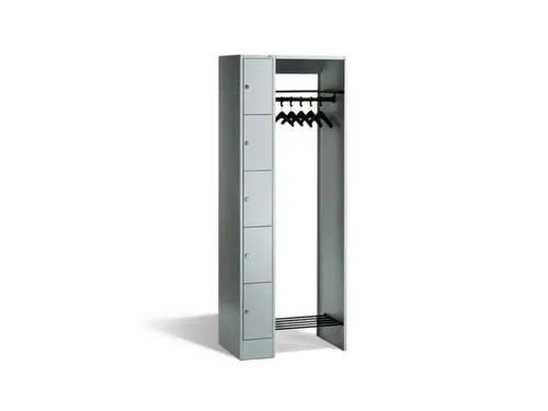 Garderobe Vakkenkastsysteem 1950x740x480mm 5 Vakken 5 Hangers