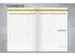 Weekagenda Linescape A5 2027 (EN) lichtgrijs Hardcover verticale indel
