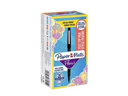 Fineliner Paper Mate Flair Original medium zwart valuepack à 36 stuks