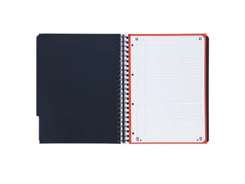 Projectboek Oxford Scribzee A4+ 4r Lijn 120vel Blauw