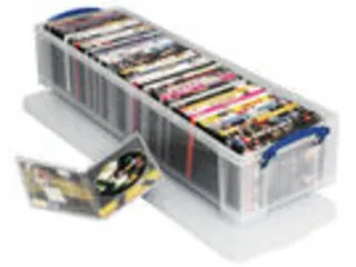 Opbergbox Really Useful 22 liter 800x255x155mm transparant wit - 3