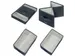 Boîte de rangement Leitz tissu avec couvercle 190x160x285mm gris 2pcs