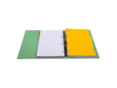 Classeur à levier PVC A4 dos de 50mm. - Vert anis