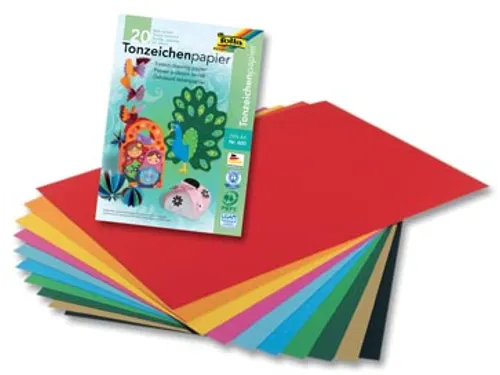 Folia Gekleurd Tekenpapier A4 Assorti