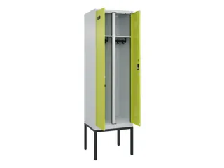 locker voor scheiding van kleding,HxBxD 2120x600x500mm,2vak - 1