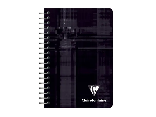 Carnet de notes Clairefontaine 95x140mm ligné spirale 180 pages assor
