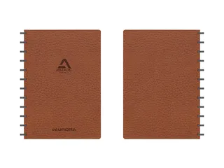 Schrift Adoc Business A4 ruit 5x5mm 144 pagina's 90gr bruin - 2