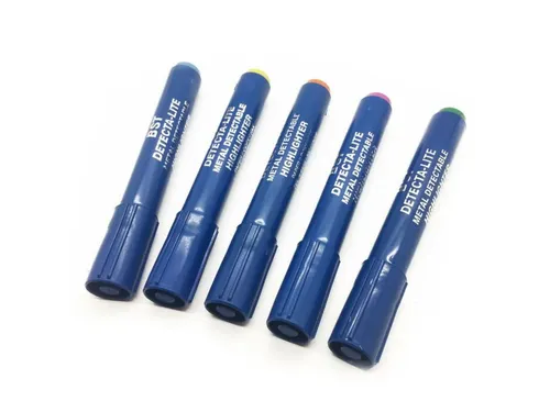 Detecteerbare Highlight Marker Schrijfkleur Blauw 10 Stuks