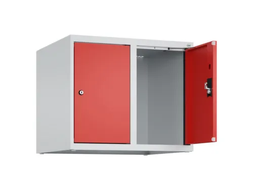 opzetkast,v. locker,2vak.,vak B 300mm,HxBxD 500x600x500mm,cilinderslot