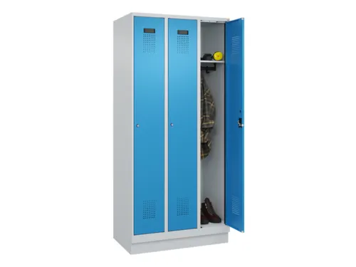 locker,HxBxD 1950x900x500mm,3vak,vak B 300mm,cil.-slot,sokkel