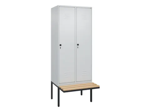 locker voor scheiding van kleding,HxBxD 2120x800x815mm,2vak