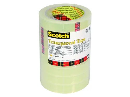 Plakband Scotch 550 19mmx66m transparant