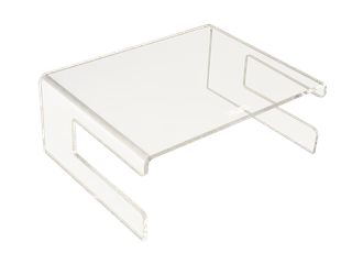 Monitorstandaard Transparant Acryl 120mm - 6