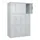 lockerkast,HxBxD 1850x1200x500mm,4x3vakken,vak B 300mm,cil.-slot