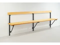 klapbank,HxLxD 780x2000x380mm,houten lijst,frame staal RAL7016