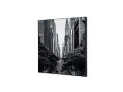Wanddecoratie Textiel 40x40cm New York Manhattan
