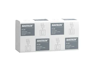 Handdoek Katrin Plus w-vouw 3-laags 240x320mm 25x90 vel wit 61563 - 1