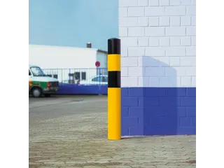 Aanrijd-Beschermpaal 1200x194mm Met Pluggen Verzinkt - 2