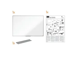 Whiteboard Nobo Essence Magnetisch 90x120cm staal - 5