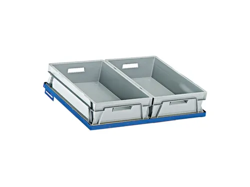 etageframe,v. kratwagen,LxB 1210x610mm,m. kist,staal