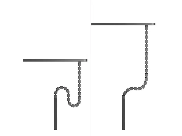 Kabelslang Neomounts schroefbevestiging magnetisch universeel zwart