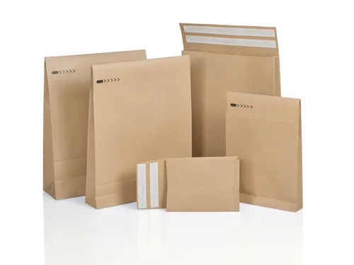 E-Commerce envelop IEZZY 450x570x100+95mm retoursluiting bruin 100st