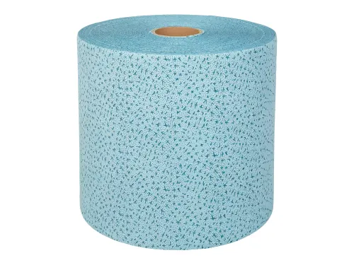 Euro proptex Poetsdoek P62060 blauw non woven op rol