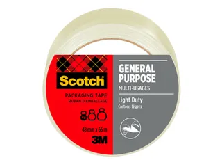 Verpakkingstape Scotch 4501T66 48mmx66m transparant - 1