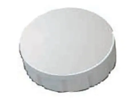 Magneet MAUL Solid 15mm 150gr wit 10 stuks