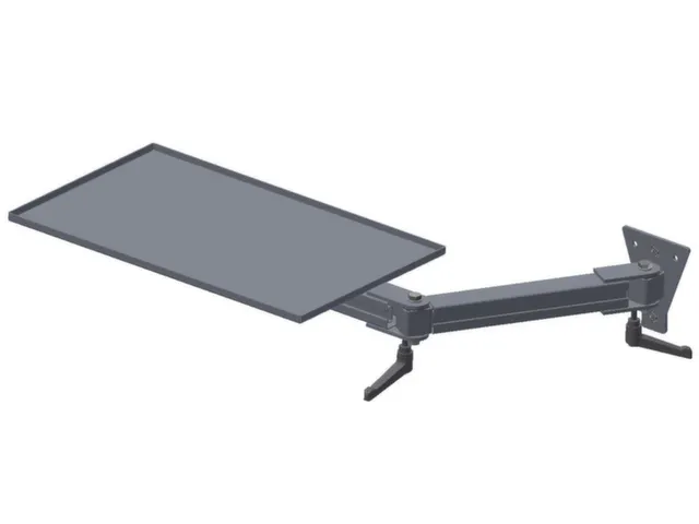 universele plank m. dubbele scharnierarm,v. paktafel,BxD 300x496mm