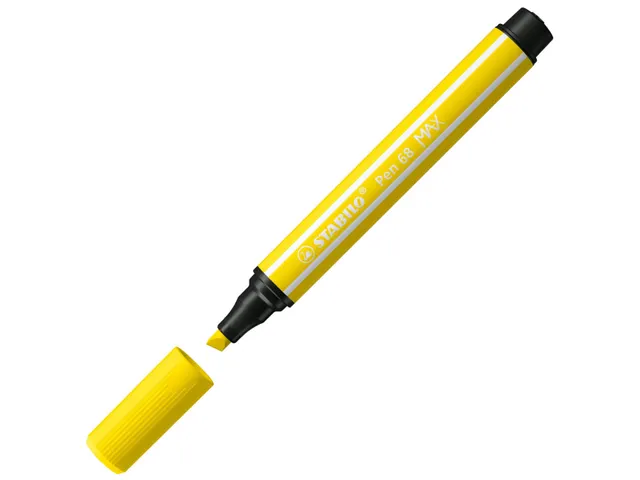 Viltstift STABILO Pen 68/24 Max citroengeel