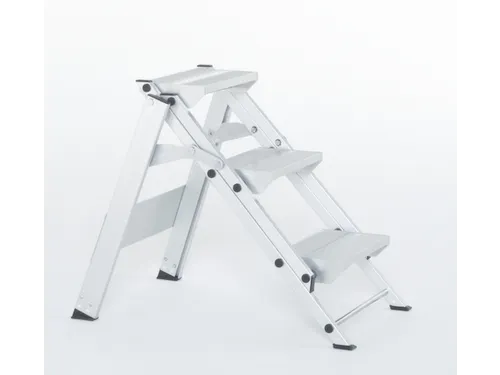veiligheidstrap,eenzijdig,3treden,Stand H 0,66m,licht metaal