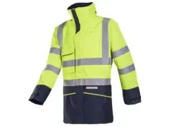 Sioen 7223 regenjas, geel/marineblauw, maat 5XL, per stuk