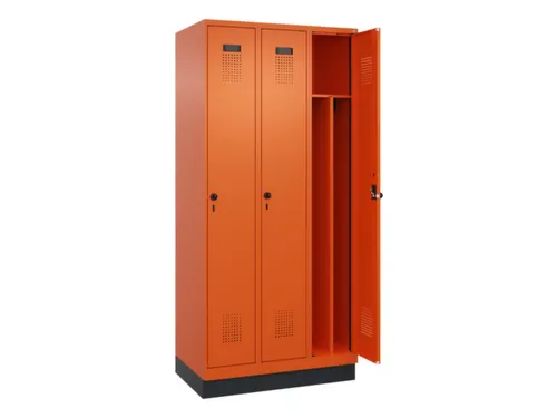 locker voor scheiding van kleding,HxBxD 1950x900x500mm,3vak
