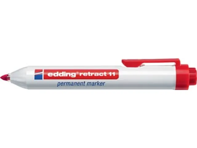permanent marker Retract 11 rood