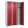 locker voor scheiding van kleding,HxBxD 1850x1200x500mm,3vak