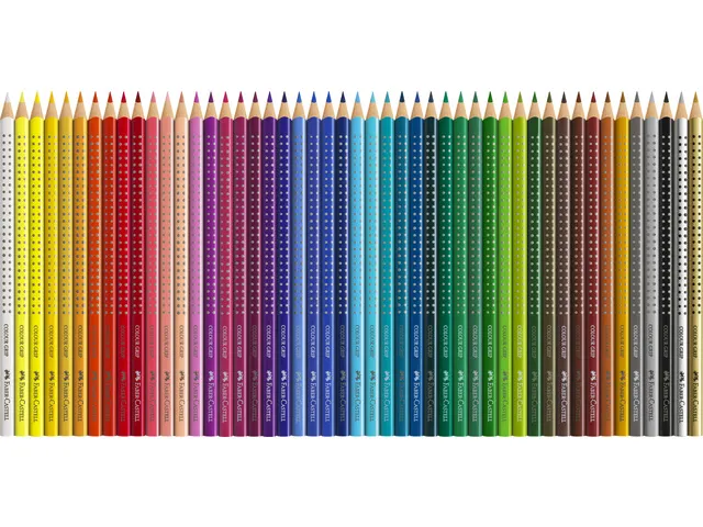 Crayon couleur FC Grip 48 pces en 2 lignes de 24 pces dans un etui en