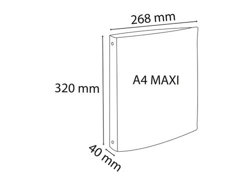 Ringmap PP A4 4R 30mm OFFIX