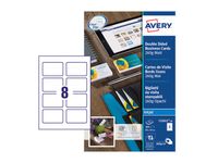 Visitekaart Avery C32015-25 85x54mm 260gr mat 200stuks