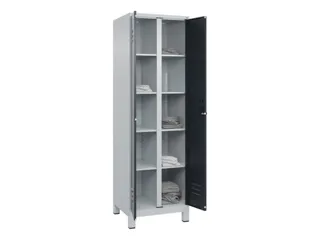 wasgoedverdeelkast,HxBxD 1950x600x500mm,vak B 300mm,draaigrendel - 3