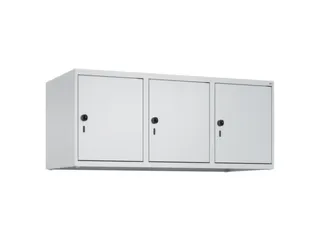 opzetkast,v. locker,3vak.,vak B 400mm,HxBxD 500x1200x500mm - 2